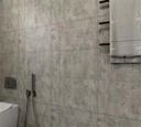 250mm Geniş Cutline Kaldırım Taşı Grafit PVC Duş Banyo Duvar Paneli